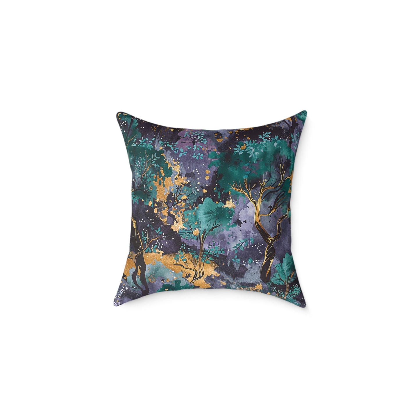 Midnight Woodland Themed Pillow