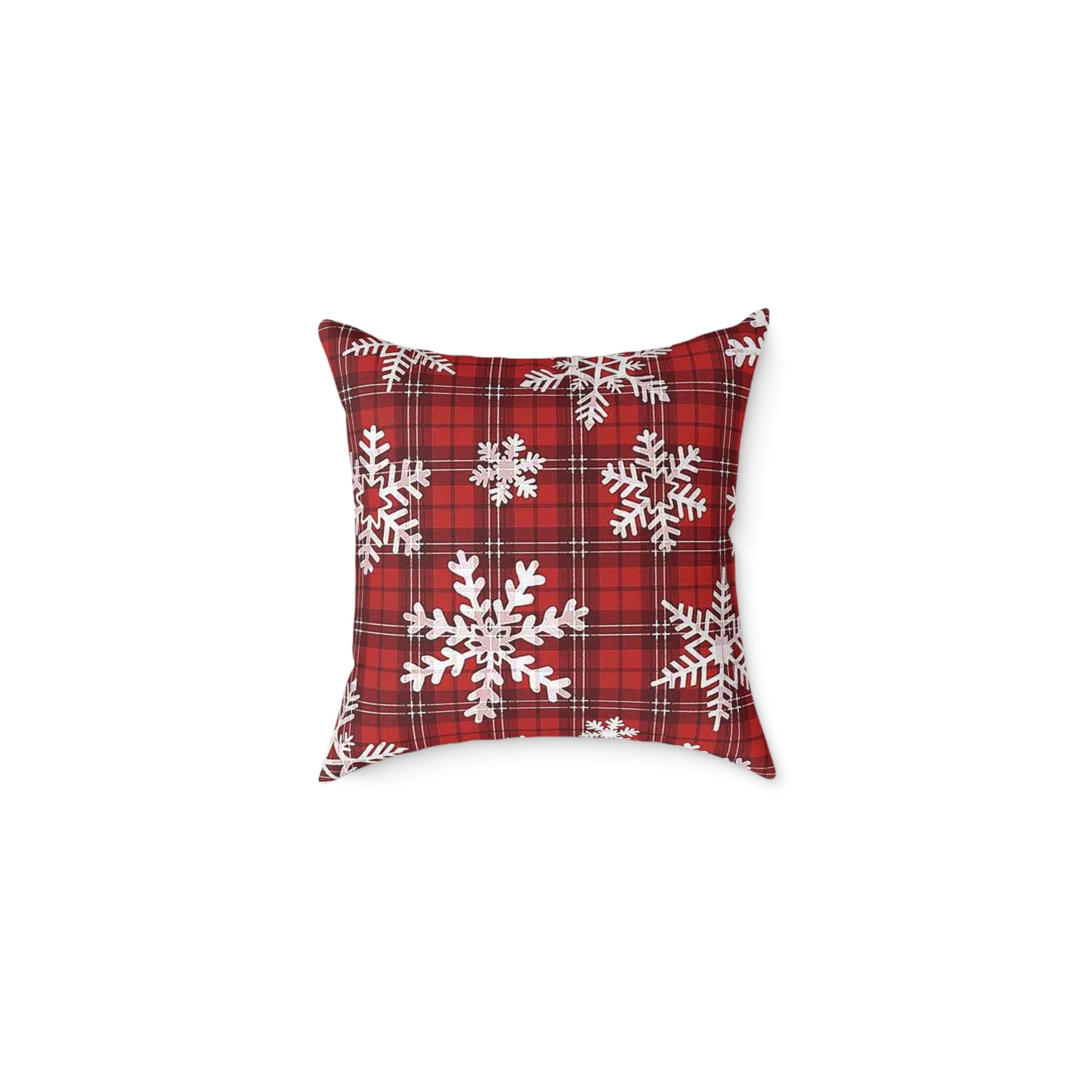 Festive Snowflake Pillow