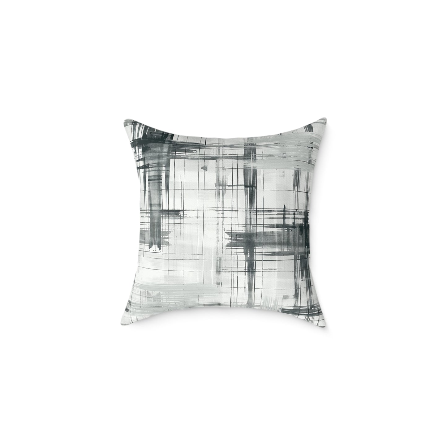 Abstract Grid Decorative Pillow