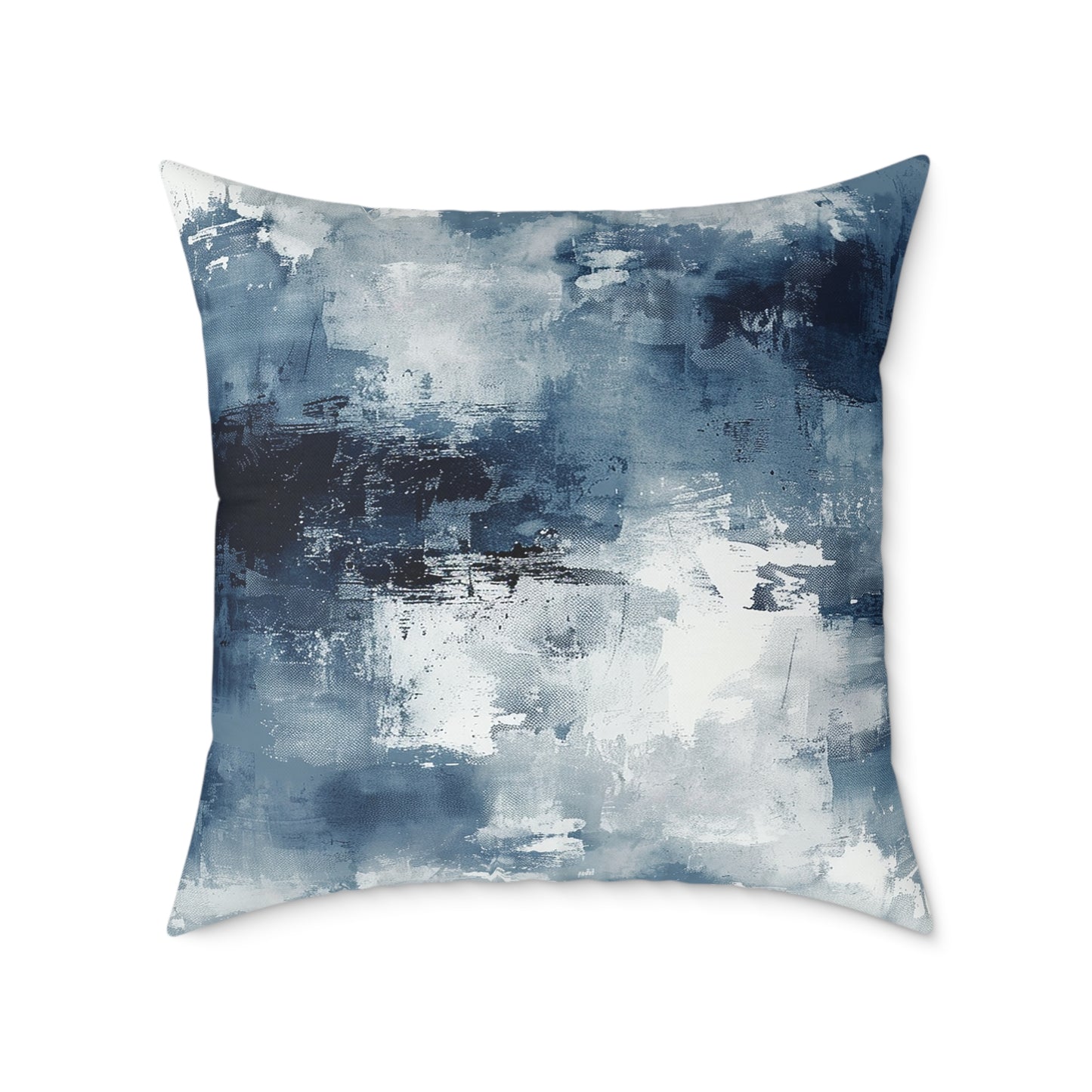 Blue Abstract Pillow