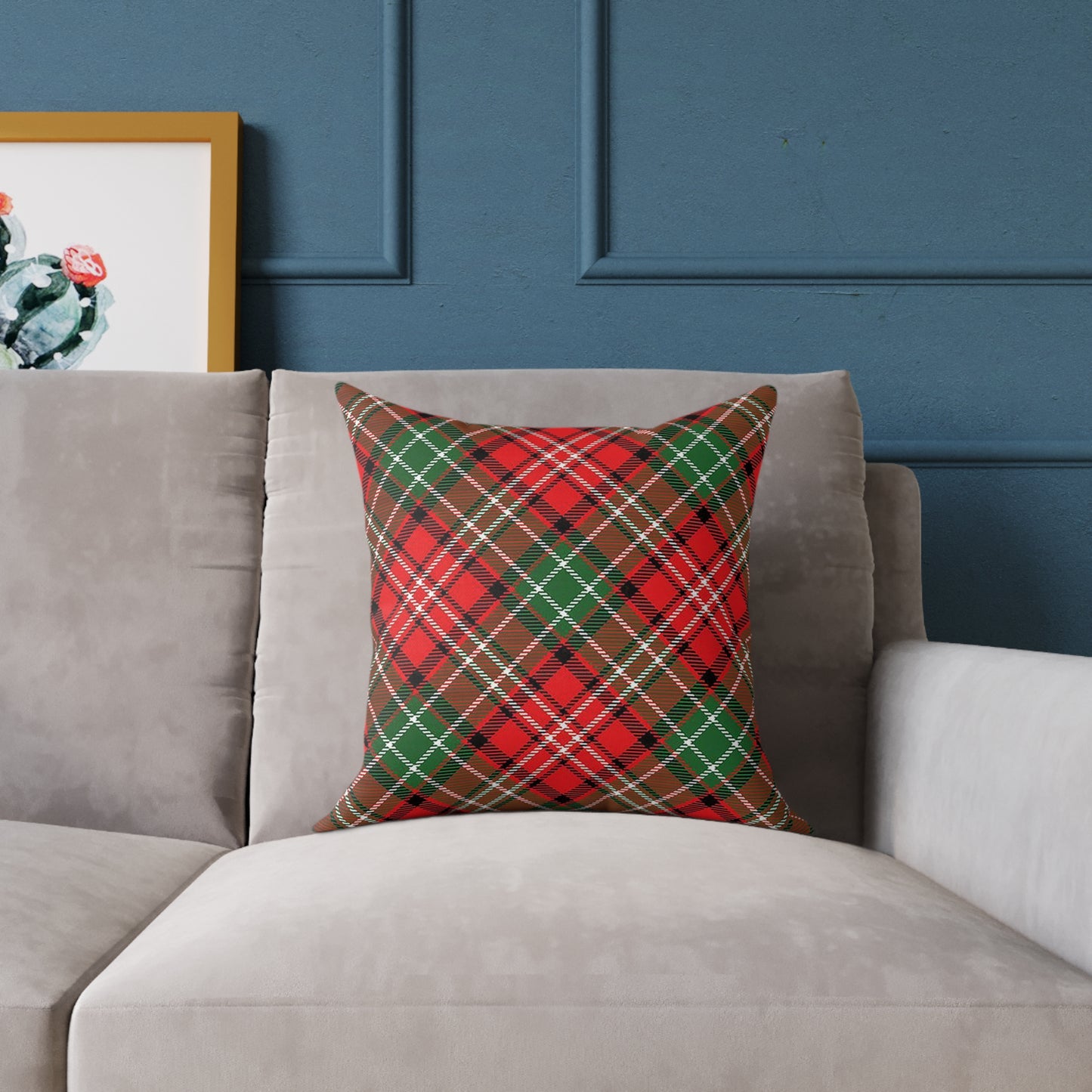 Classic Holiday Tartan Pillow