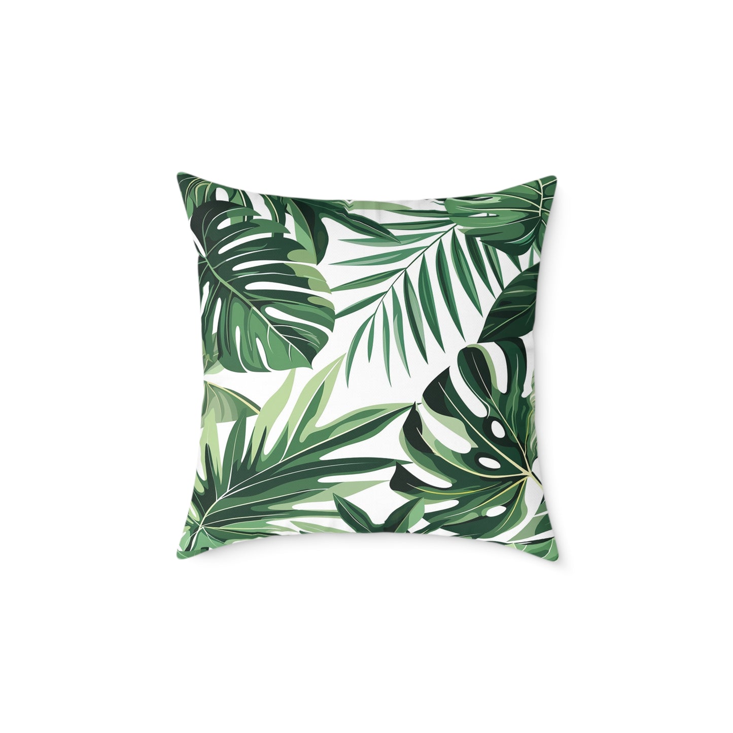 Palm Leaf Accent Pillow