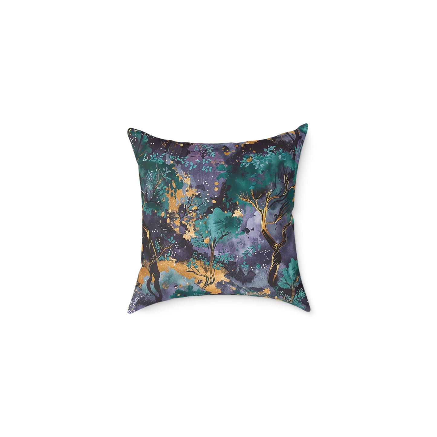 Midnight Woodland Themed Pillow