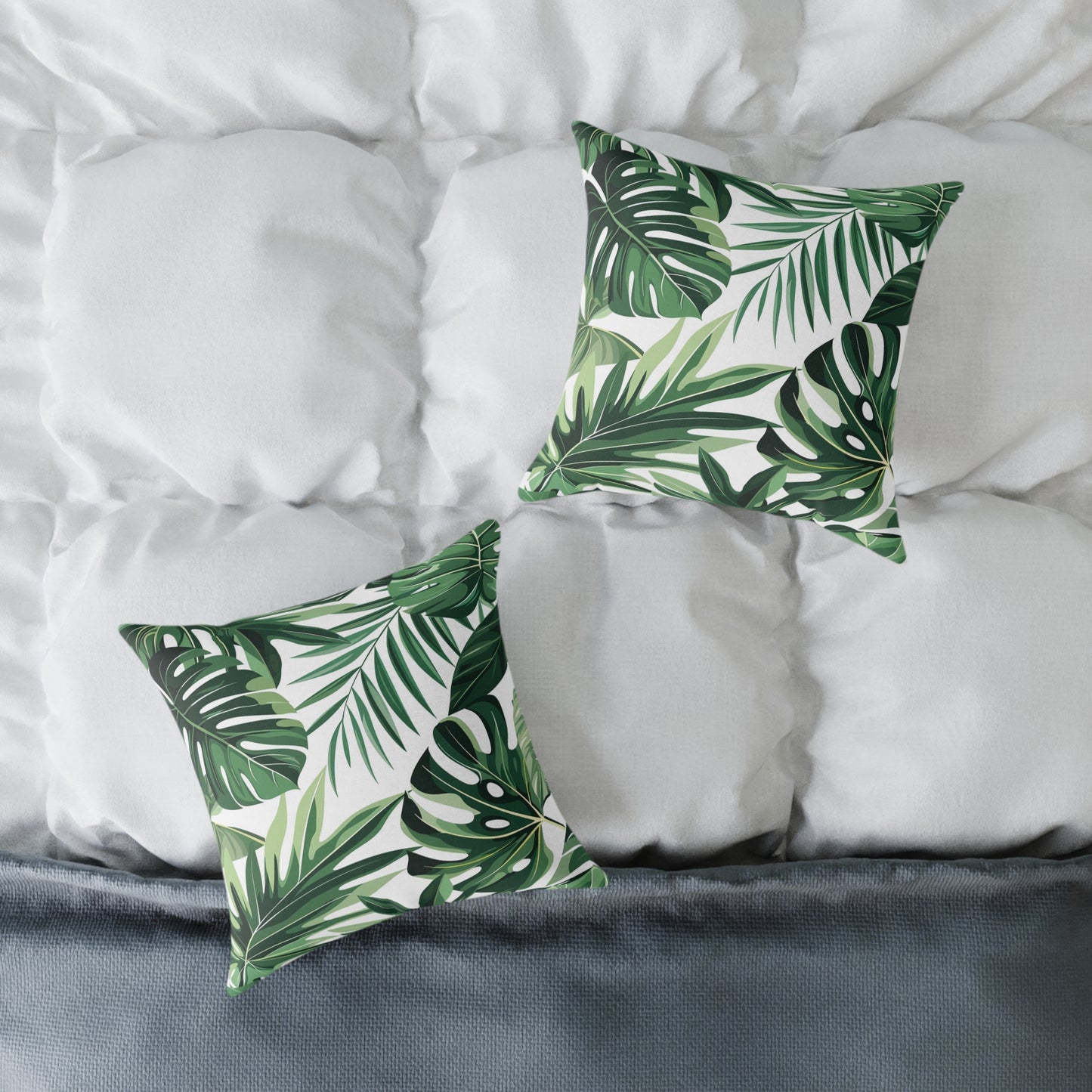 Palm Leaf Accent Pillow