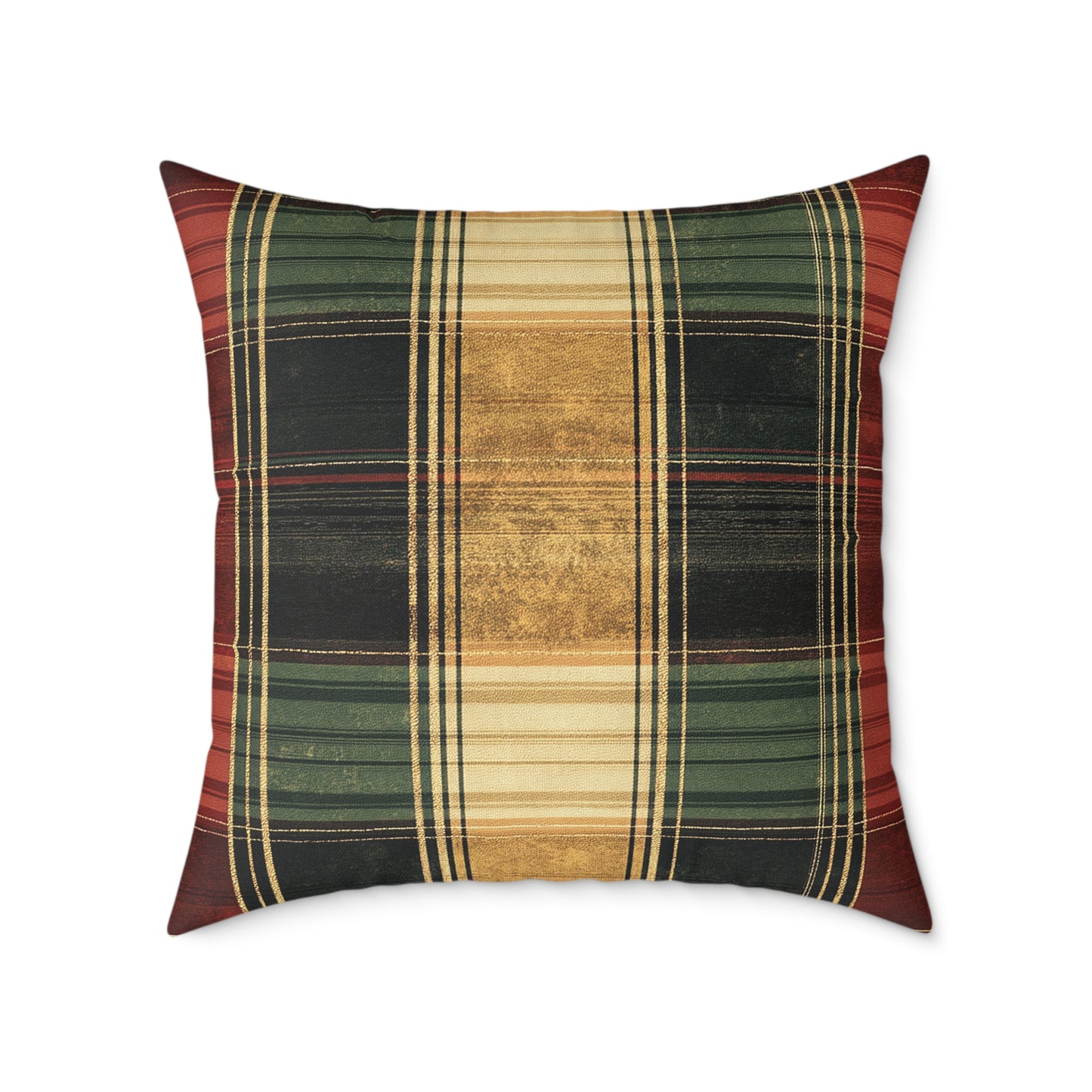 Cozy Tartan Throw Pillow