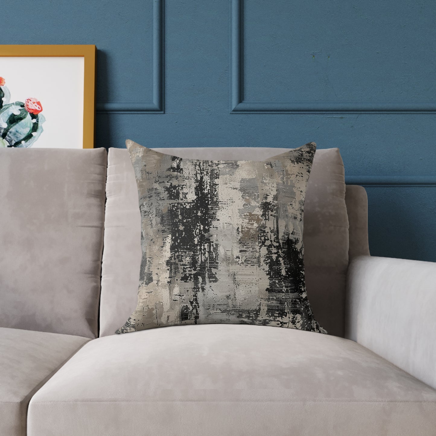 Modern Concrete Abstract Pillow