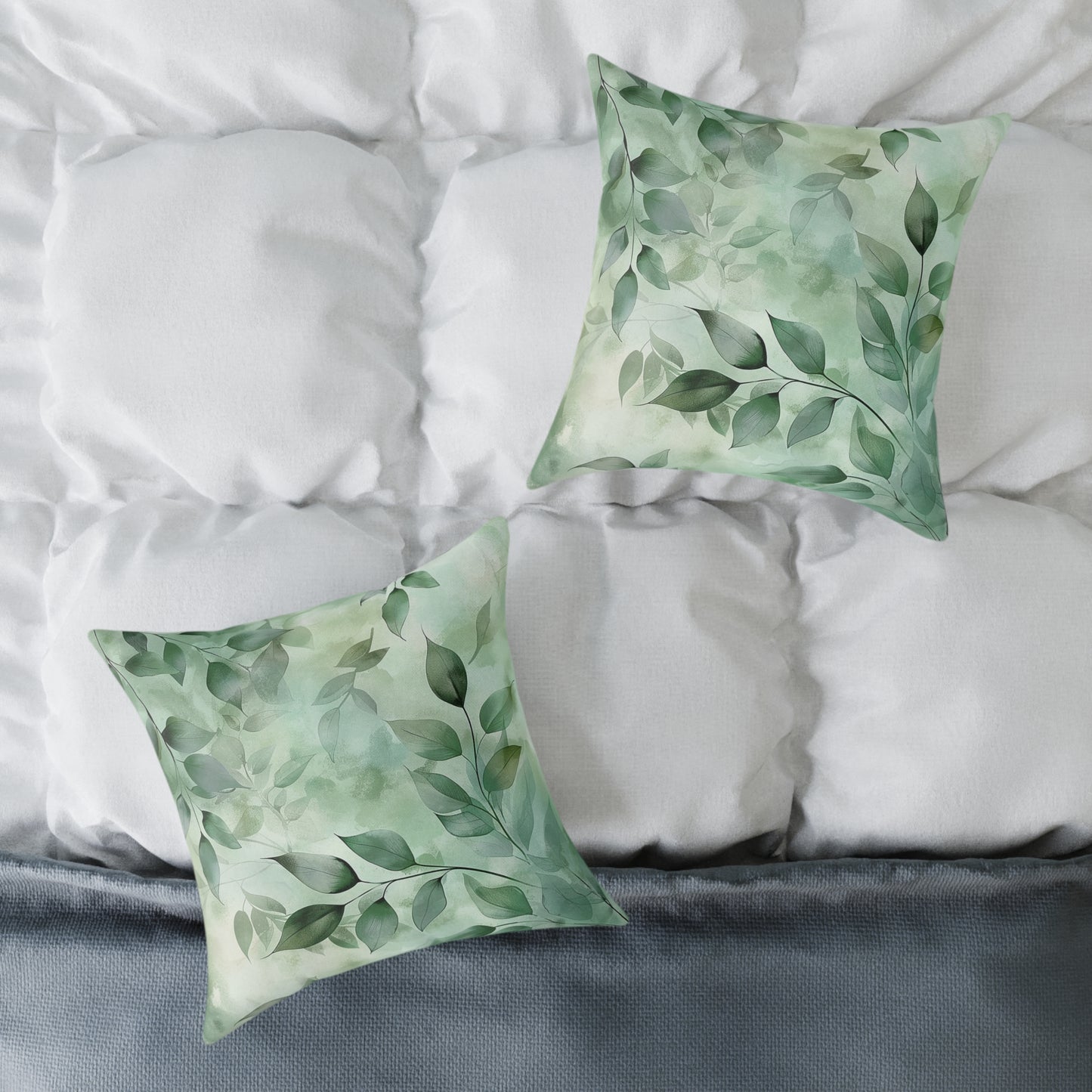 Whispers of Green Pillow