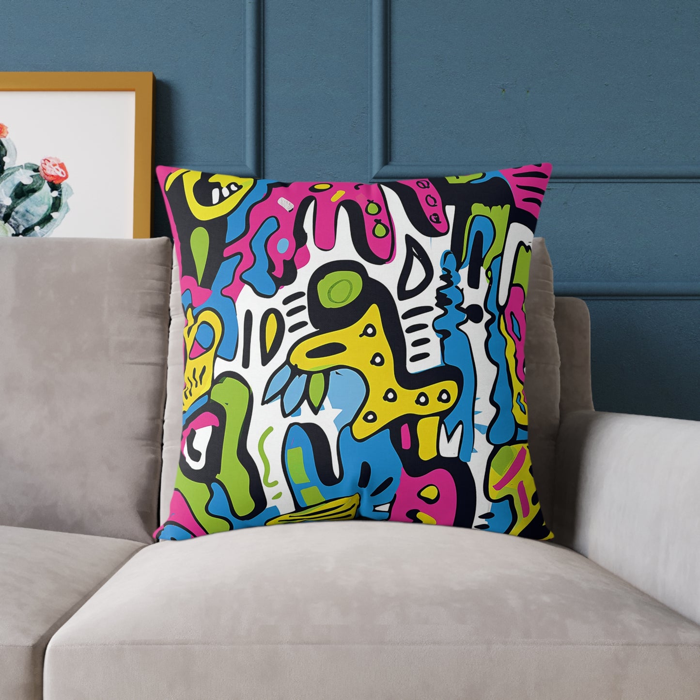 Pop Art Explosion Pillow