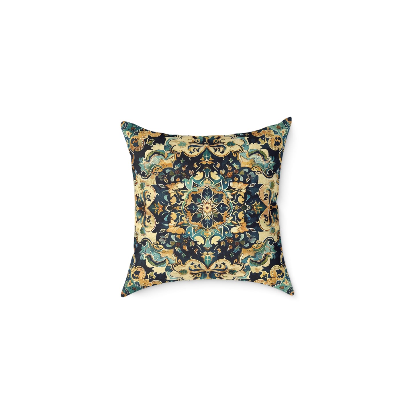 Regal Mandala Tapestry Decorative Pillow