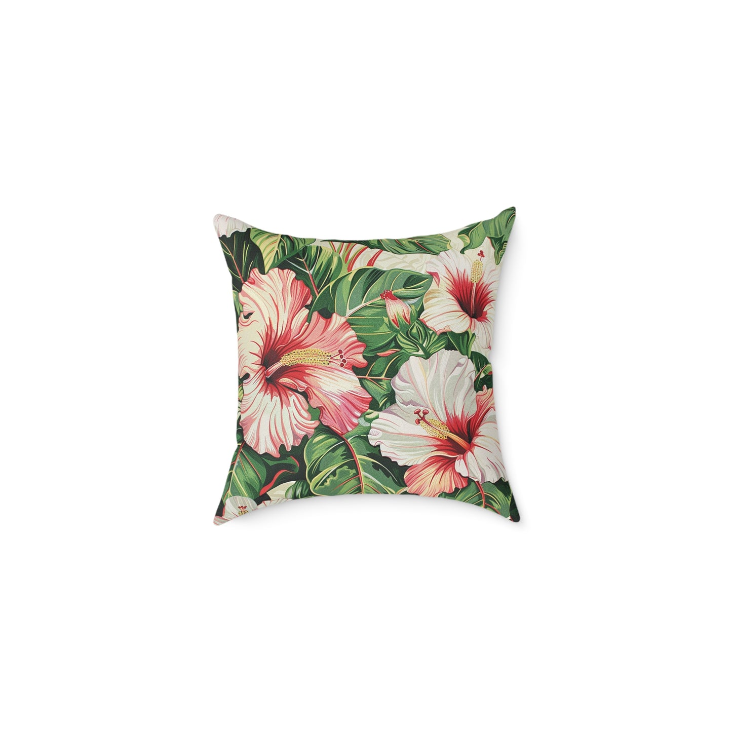 Hibiscus Floral Pillow