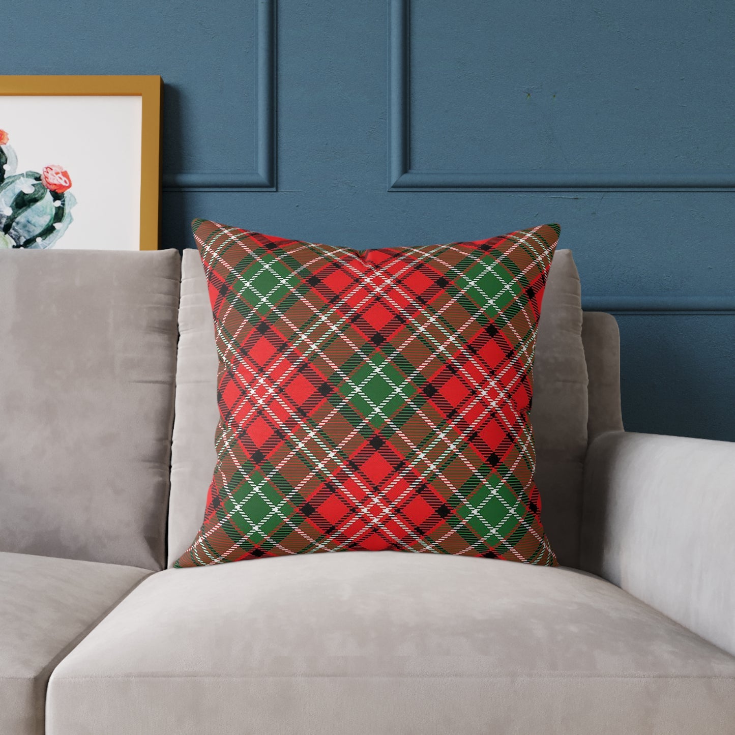 Classic Holiday Tartan Pillow