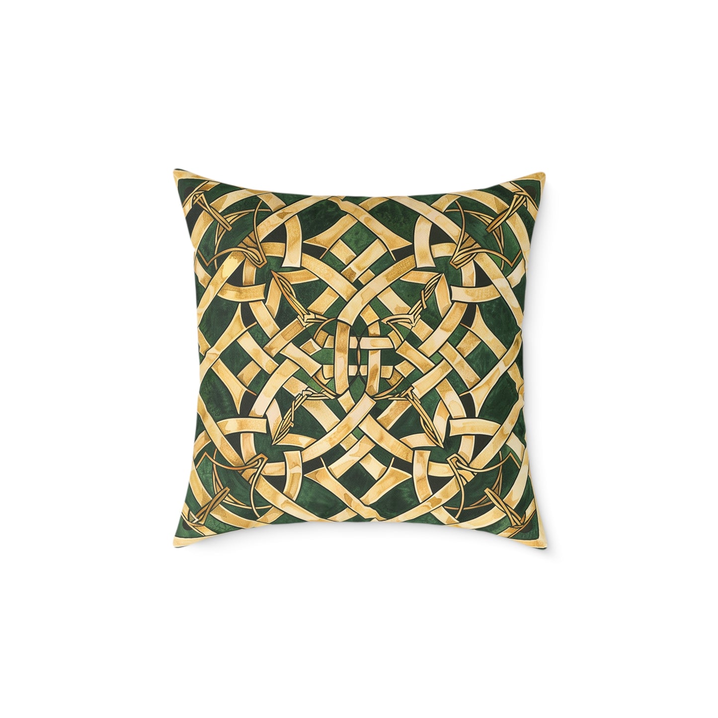 Celtic Gold Knot Pillow