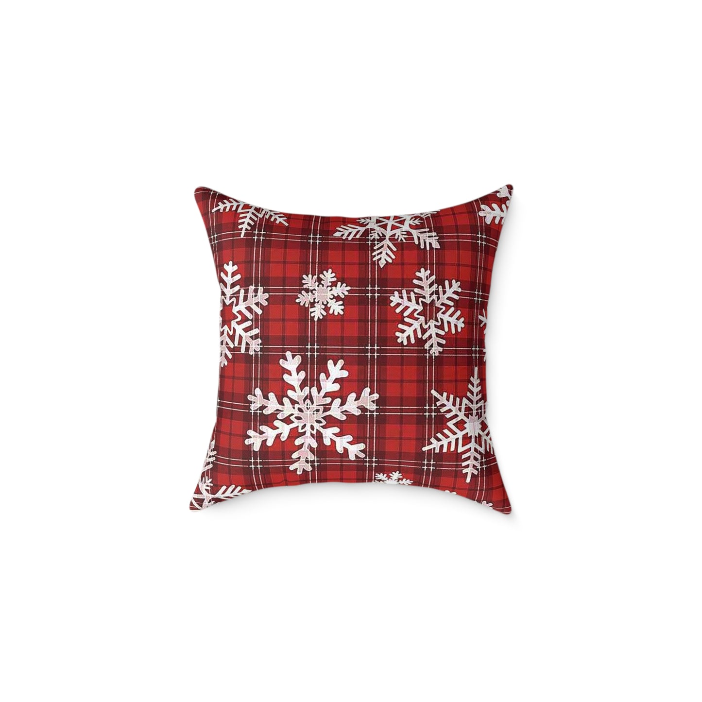 Festive Snowflake Pillow