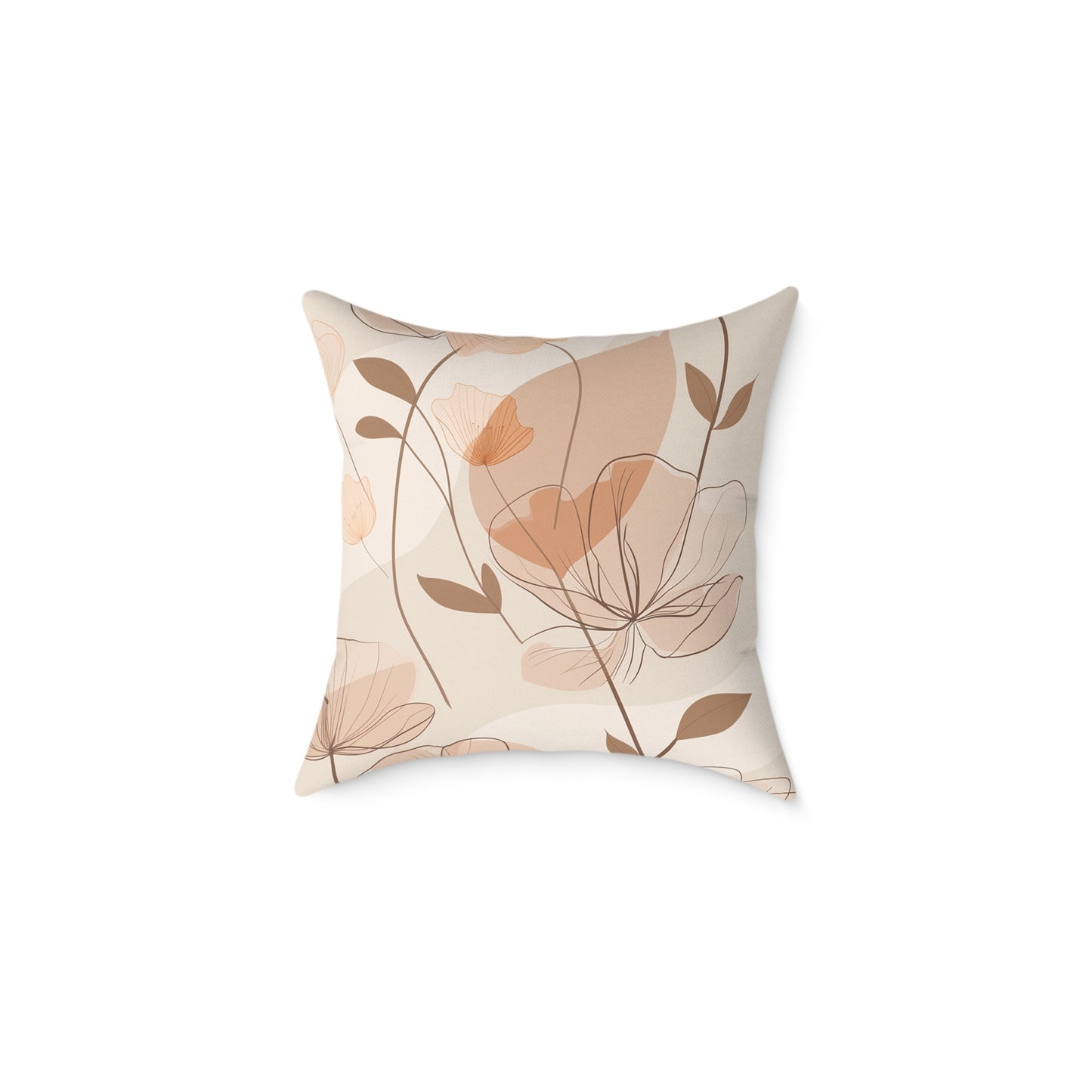 Soft Floral Elegance Pillow