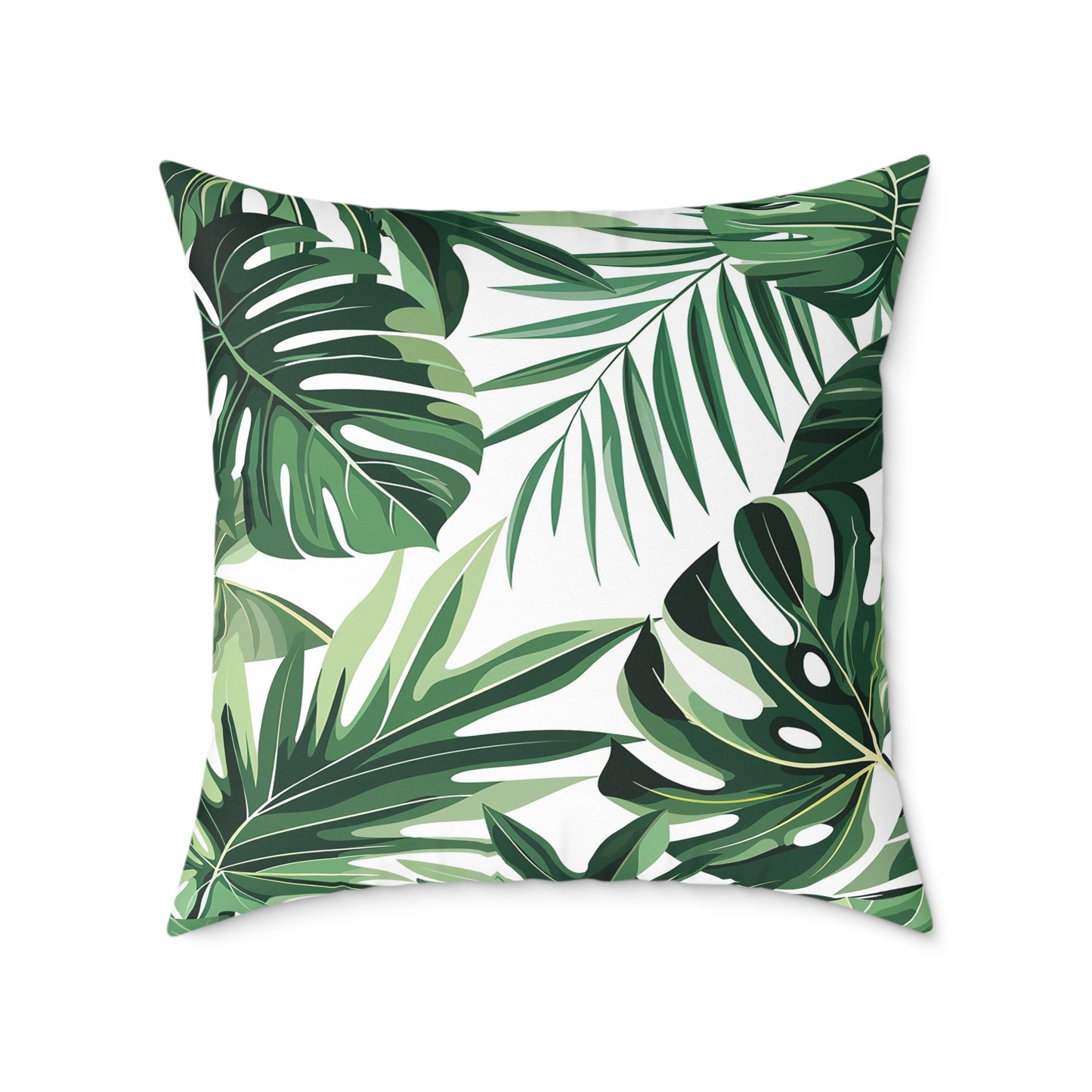 Palm Leaf Accent Pillow