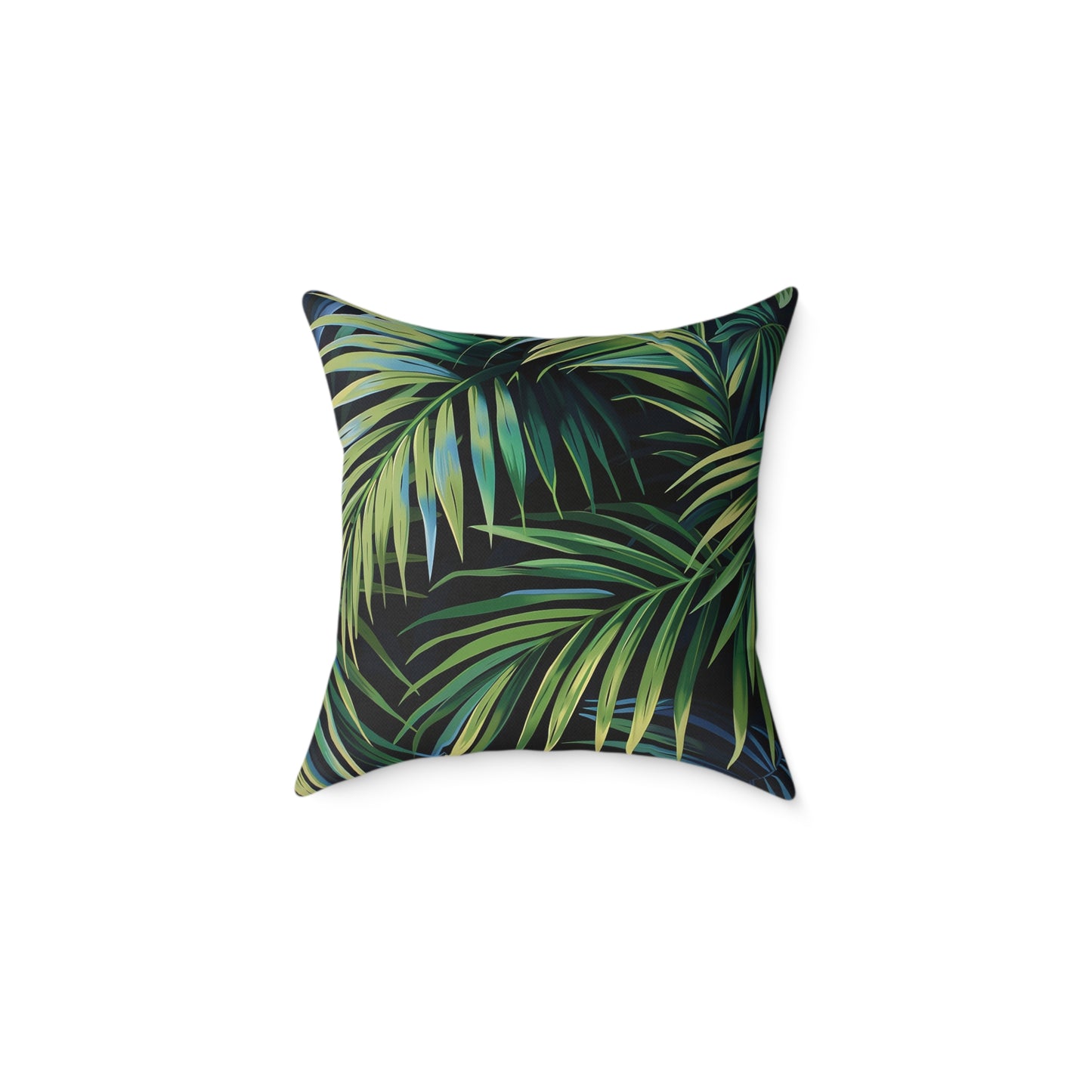 Tropical Palm Leaf Design Pillow