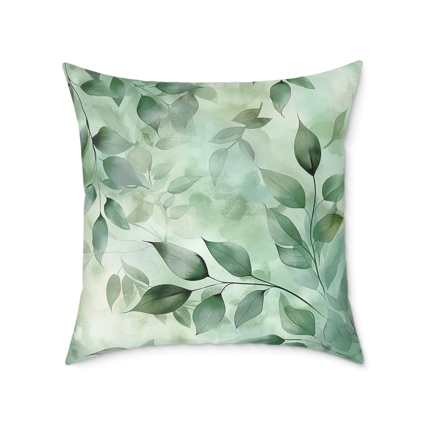 Whispers of Green Pillow