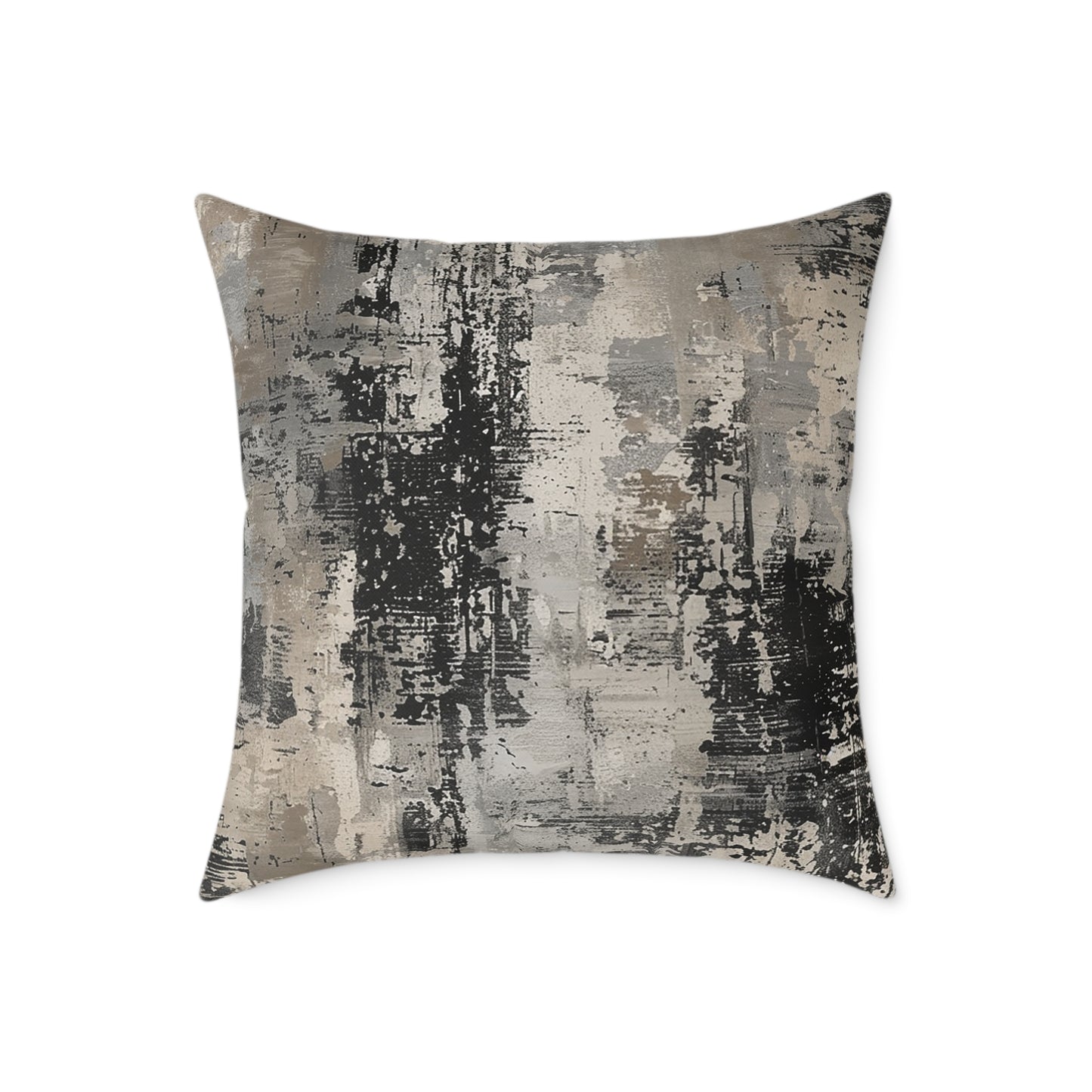 Modern Concrete Abstract Pillow