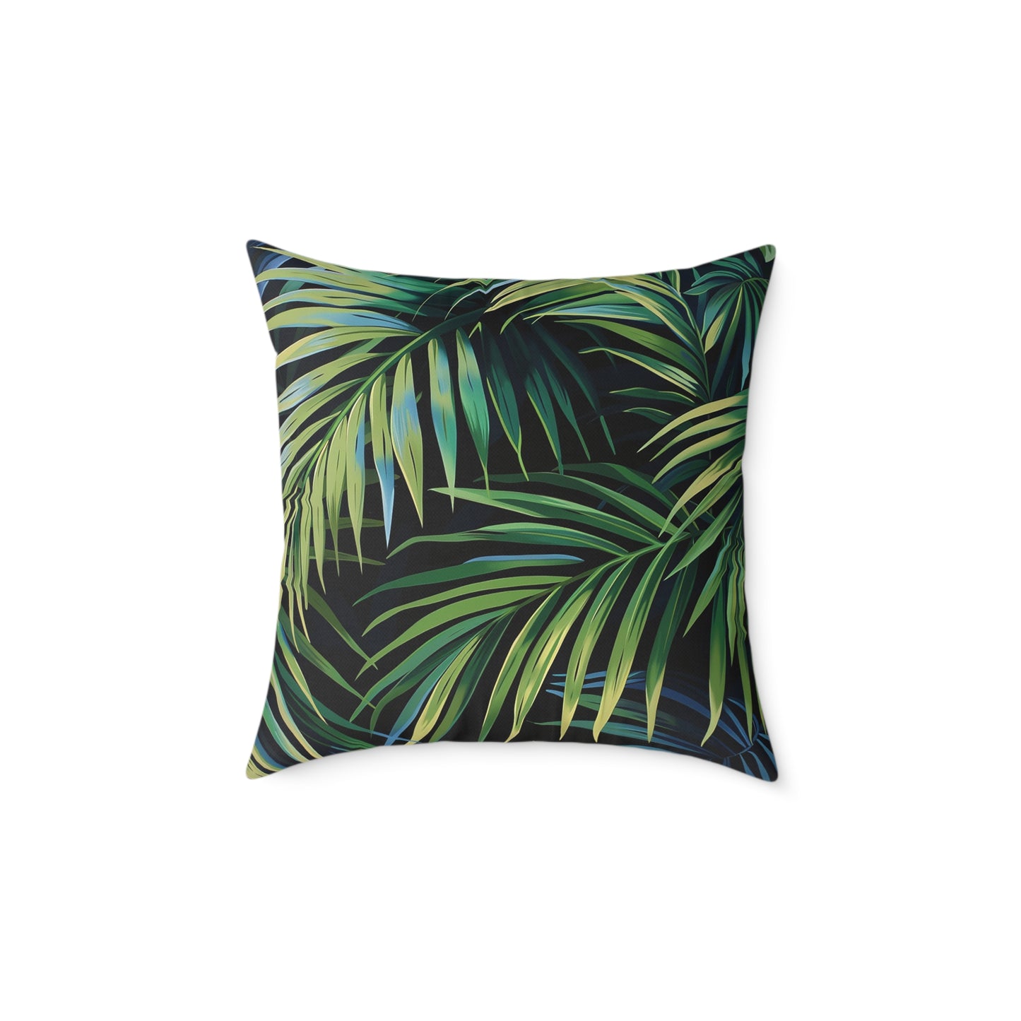 Tropical Palm Leaf Design Pillow