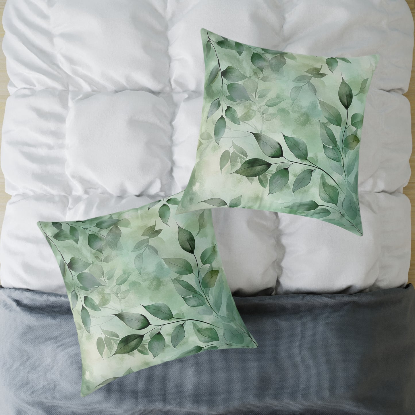 Whispers of Green Pillow