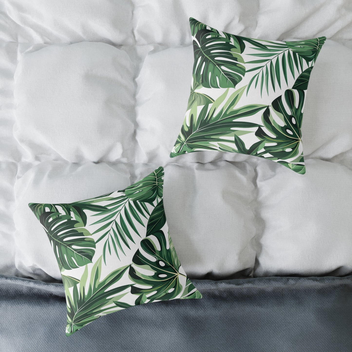 Palm Leaf Accent Pillow