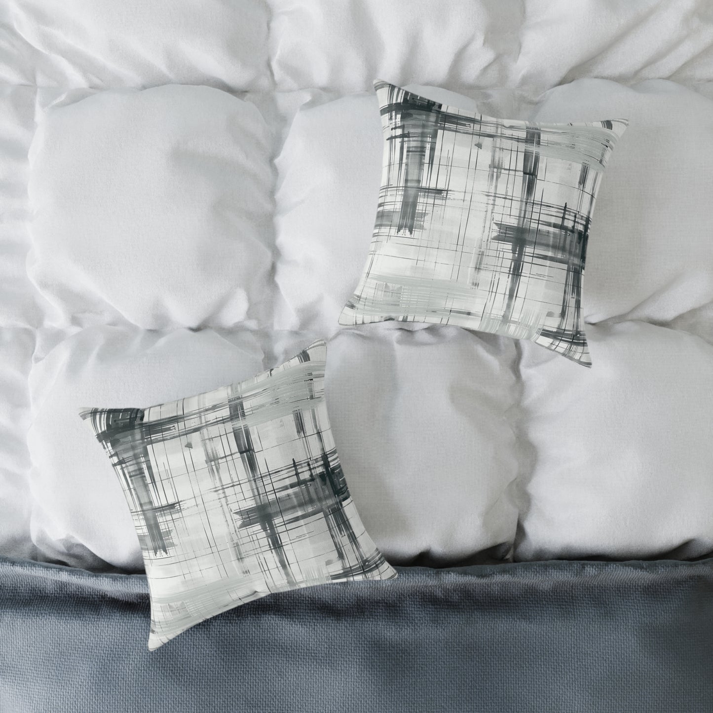 Abstract Grid Decorative Pillow