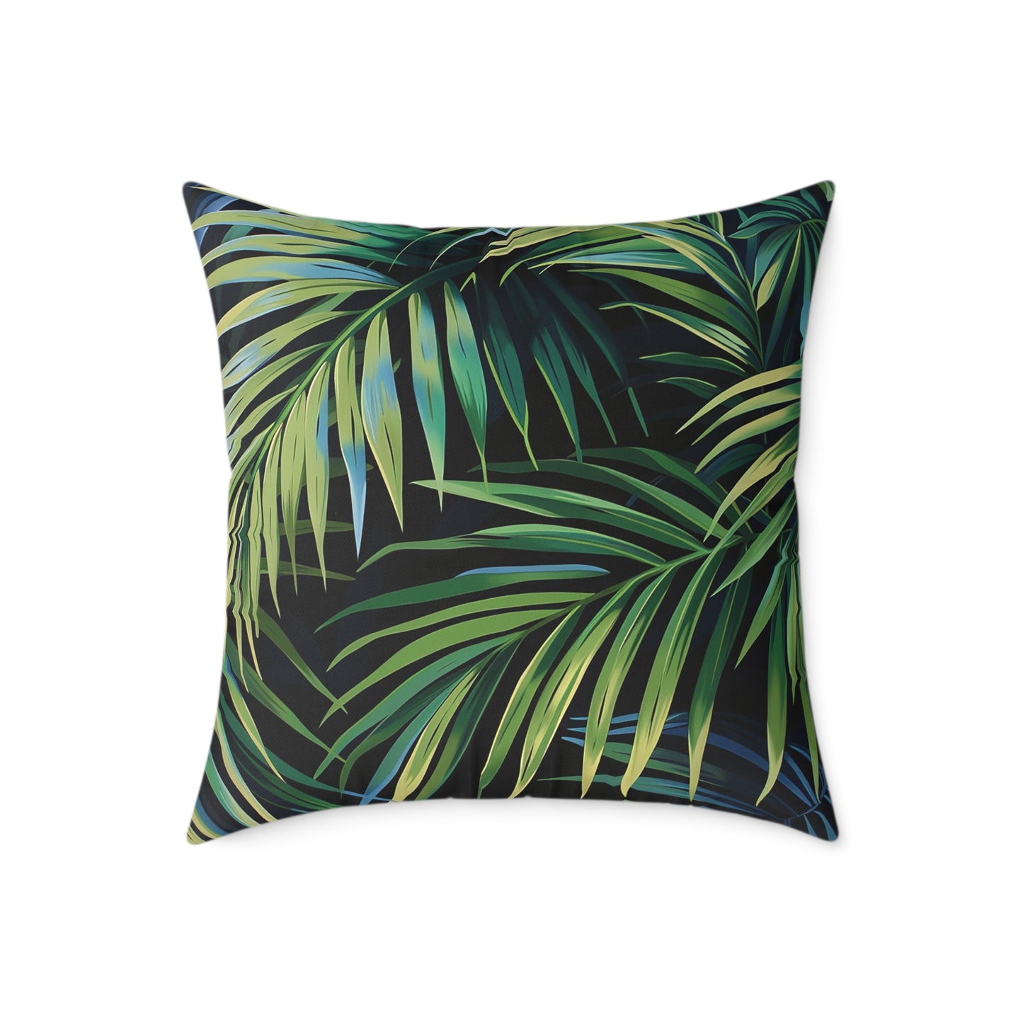 Tropical Palm Leaf Design Pillow