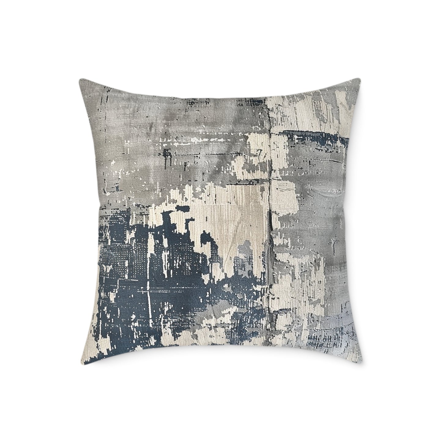 Grayscale Abstract Pillow