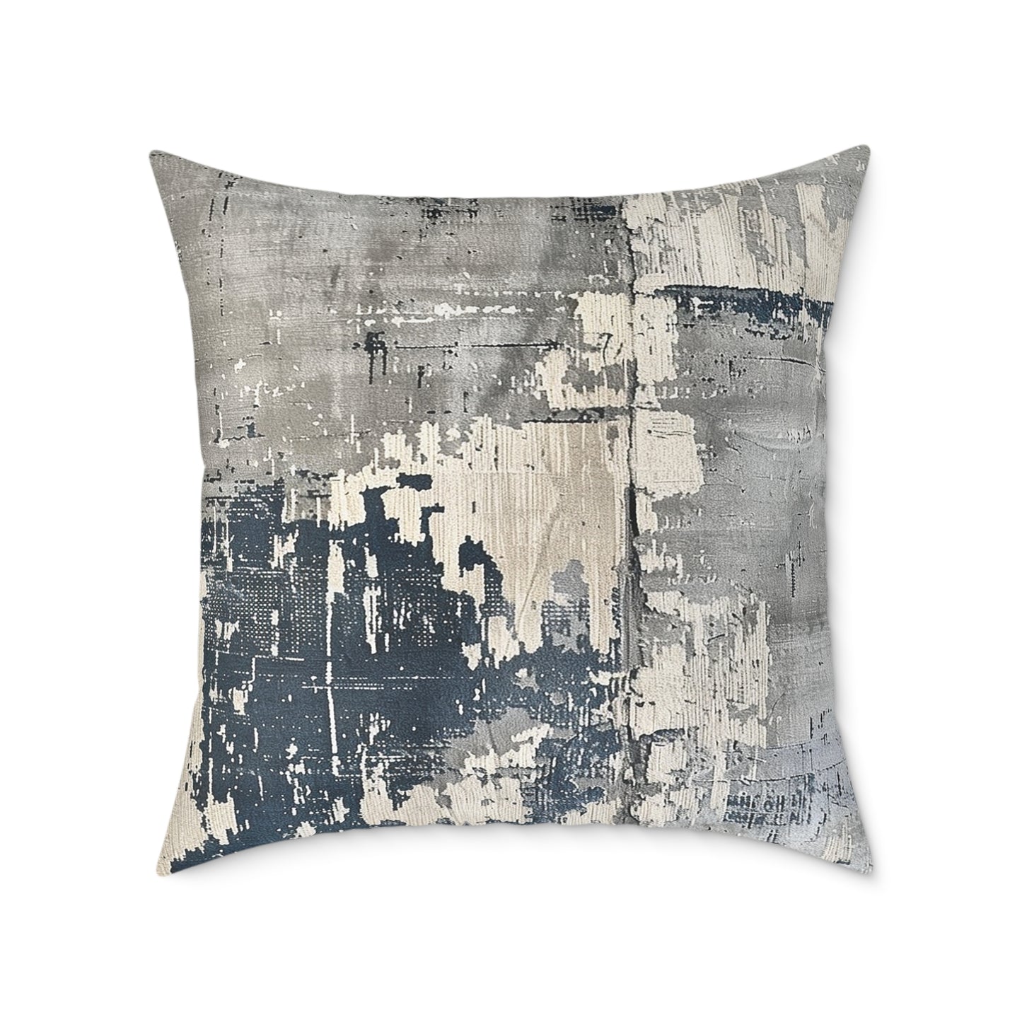 Grayscale Abstract Pillow