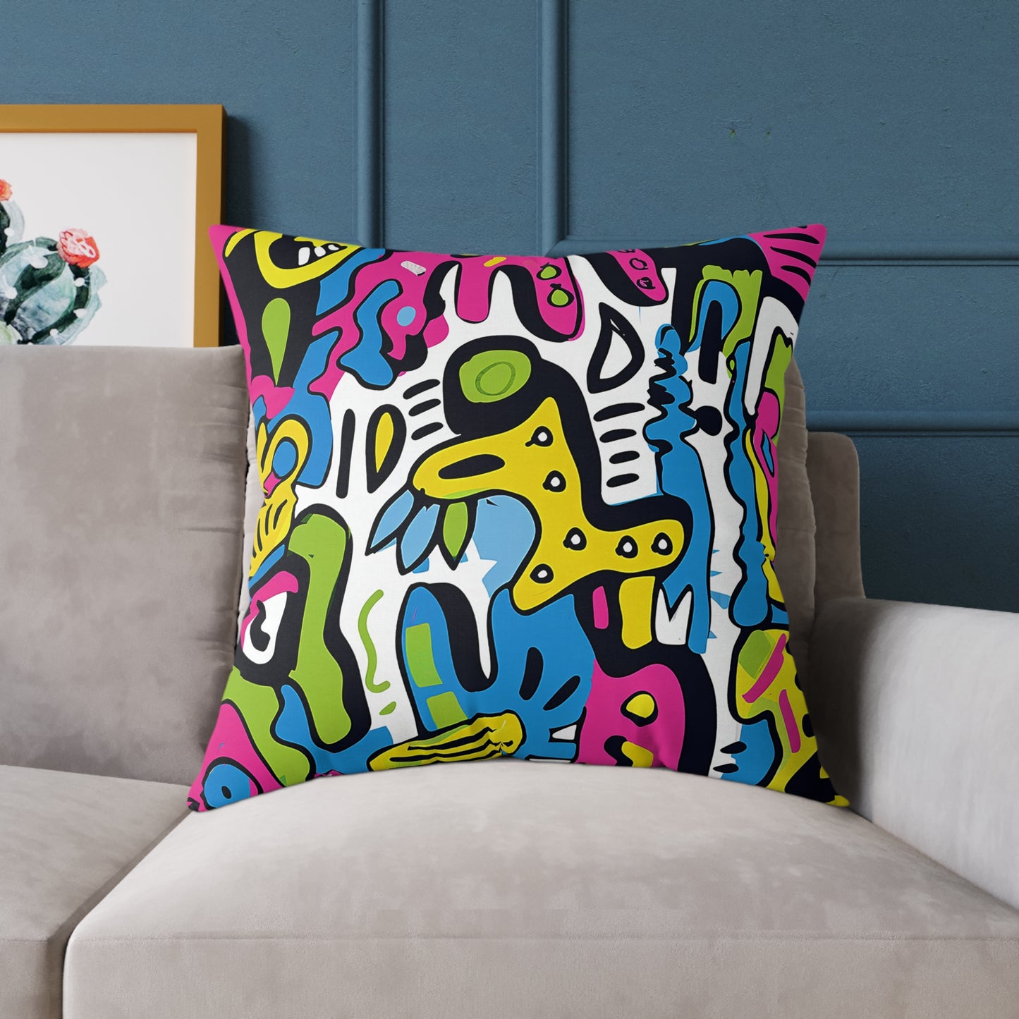 Pop Art Explosion Pillow