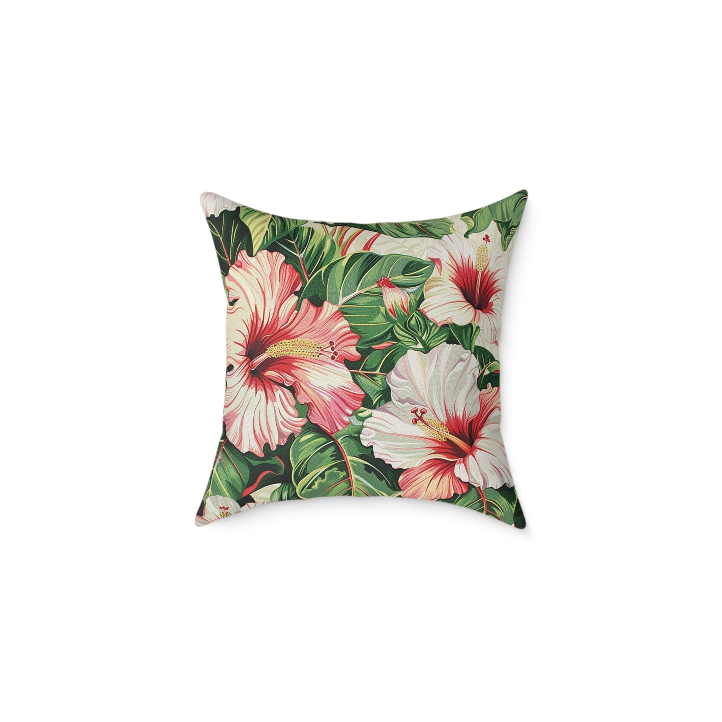 Hibiscus Floral Pillow