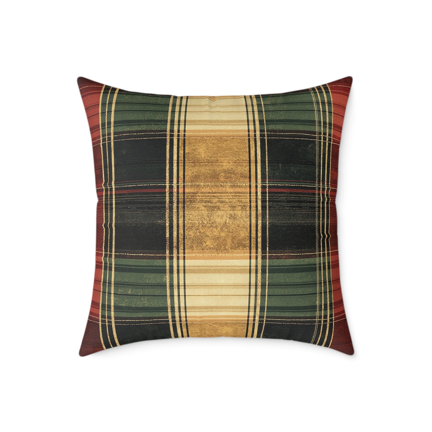 Cozy Tartan Throw Pillow