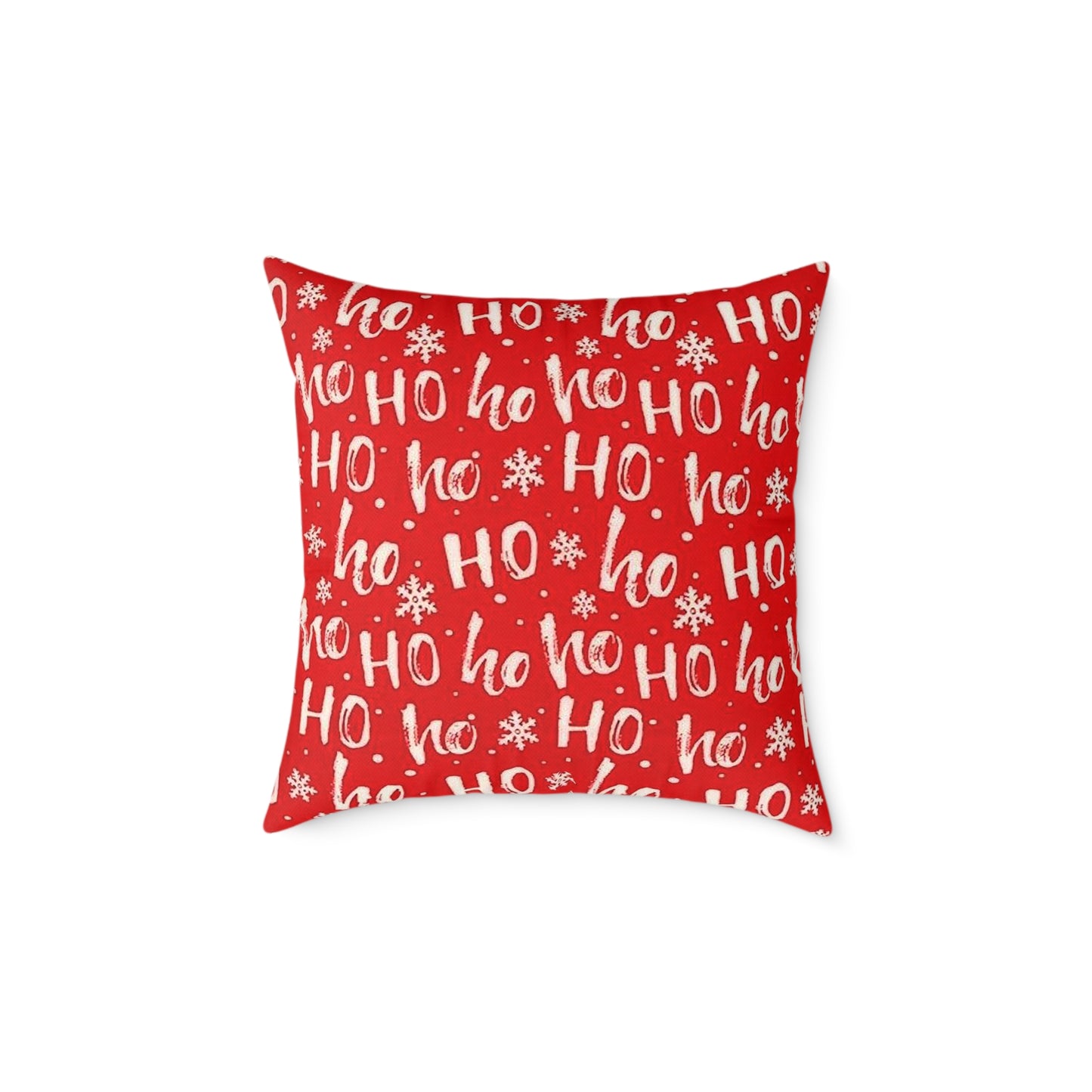 Festive 'Ho Ho Ho' Christmas Pillow