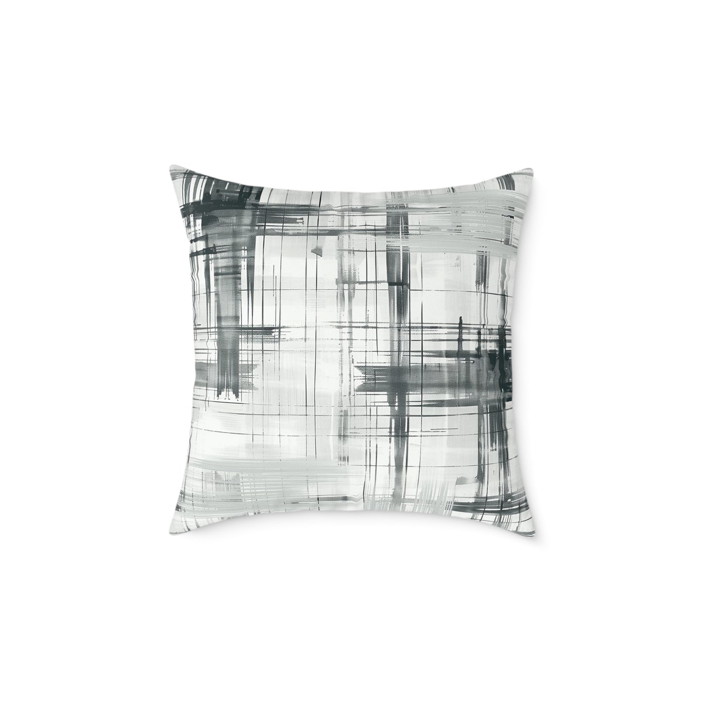 Abstract Grid Decorative Pillow