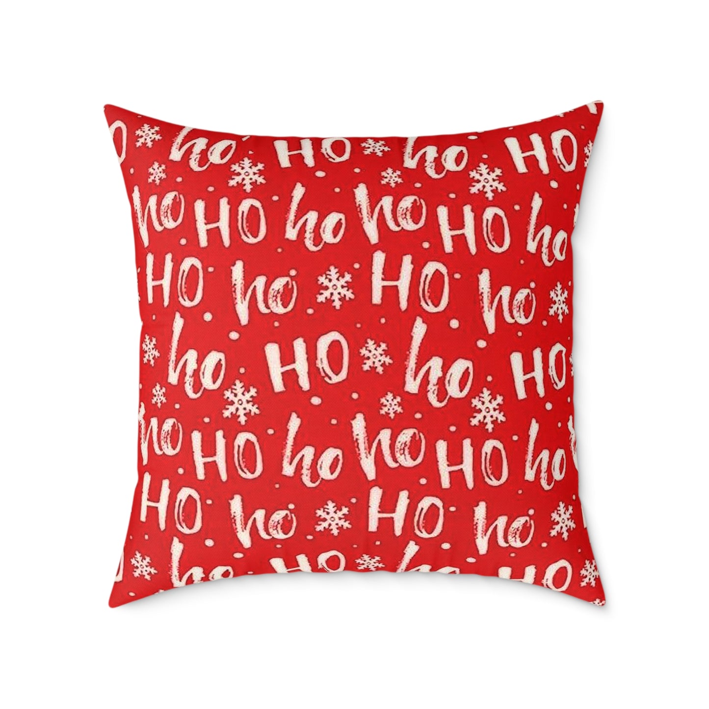 Festive 'Ho Ho Ho' Christmas Pillow