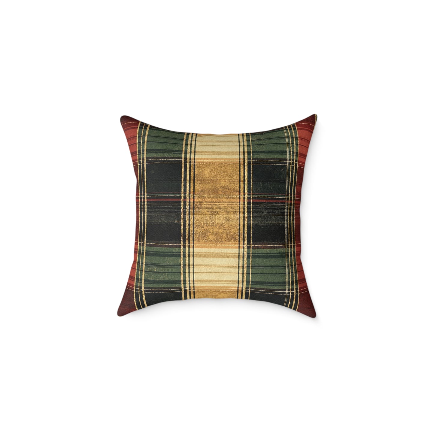 Cozy Tartan Throw Pillow