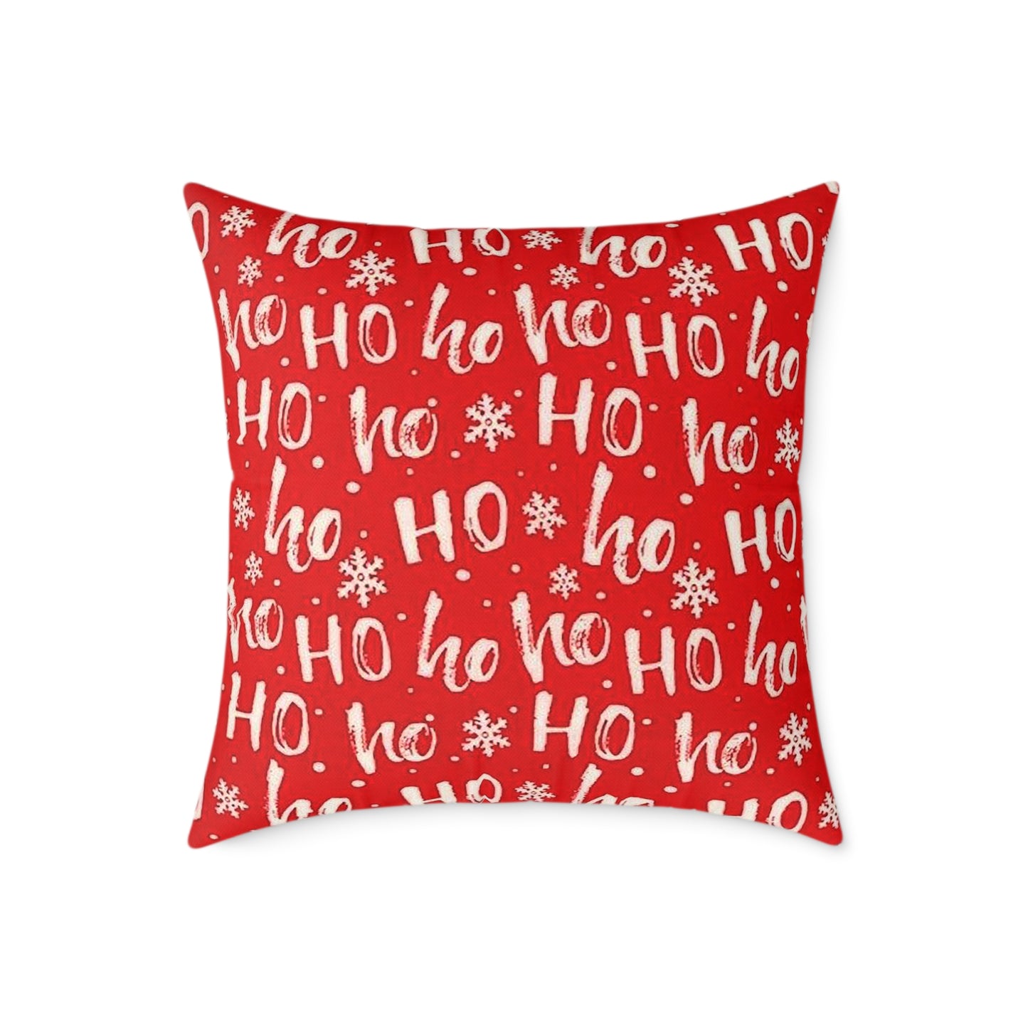 Festive 'Ho Ho Ho' Christmas Pillow