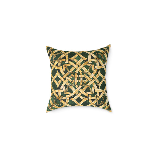 Celtic Gold Knot Pillow