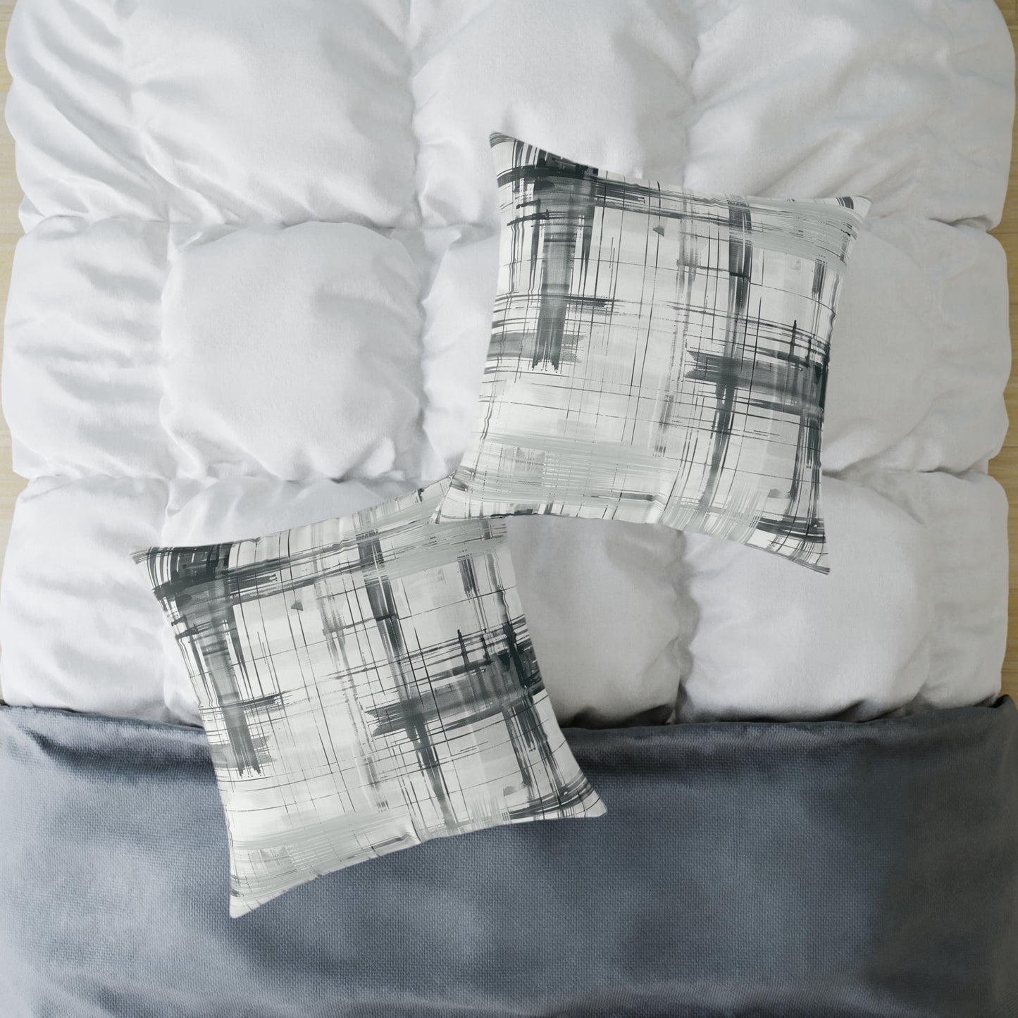 Abstract Grid Decorative Pillow