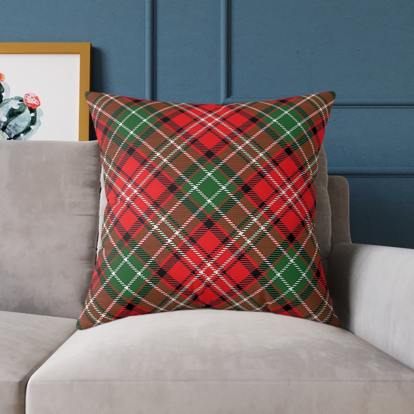 Classic Holiday Tartan Pillow