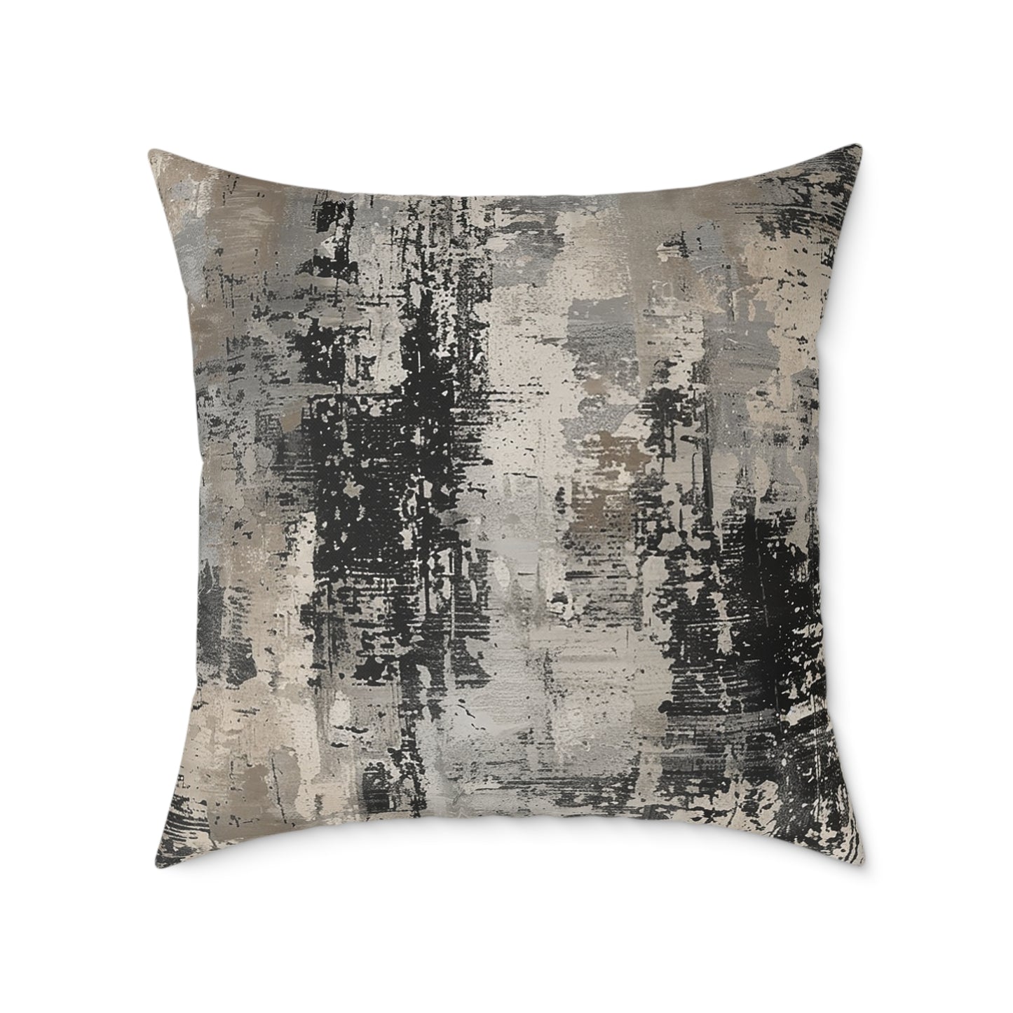 Modern Concrete Abstract Pillow