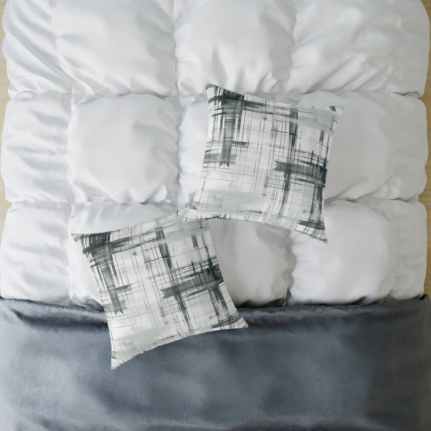 Abstract Grid Decorative Pillow