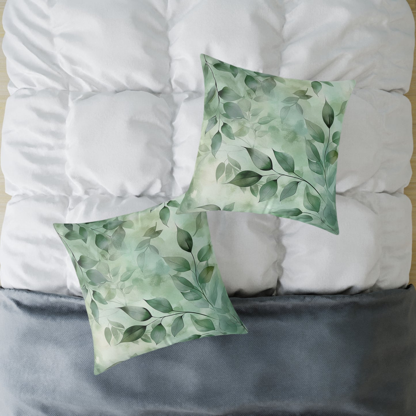 Whispers of Green Pillow