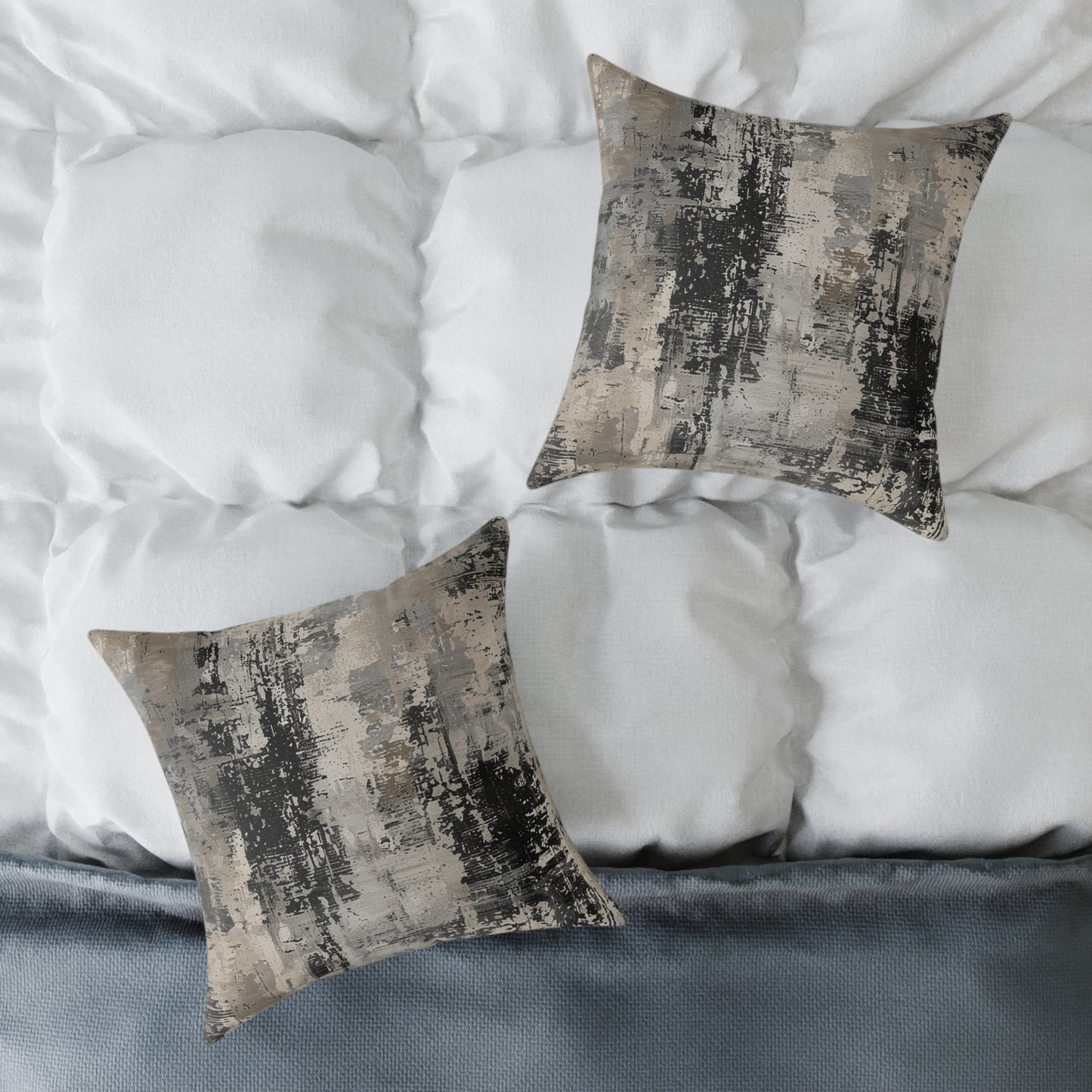 Modern Concrete Abstract Pillow