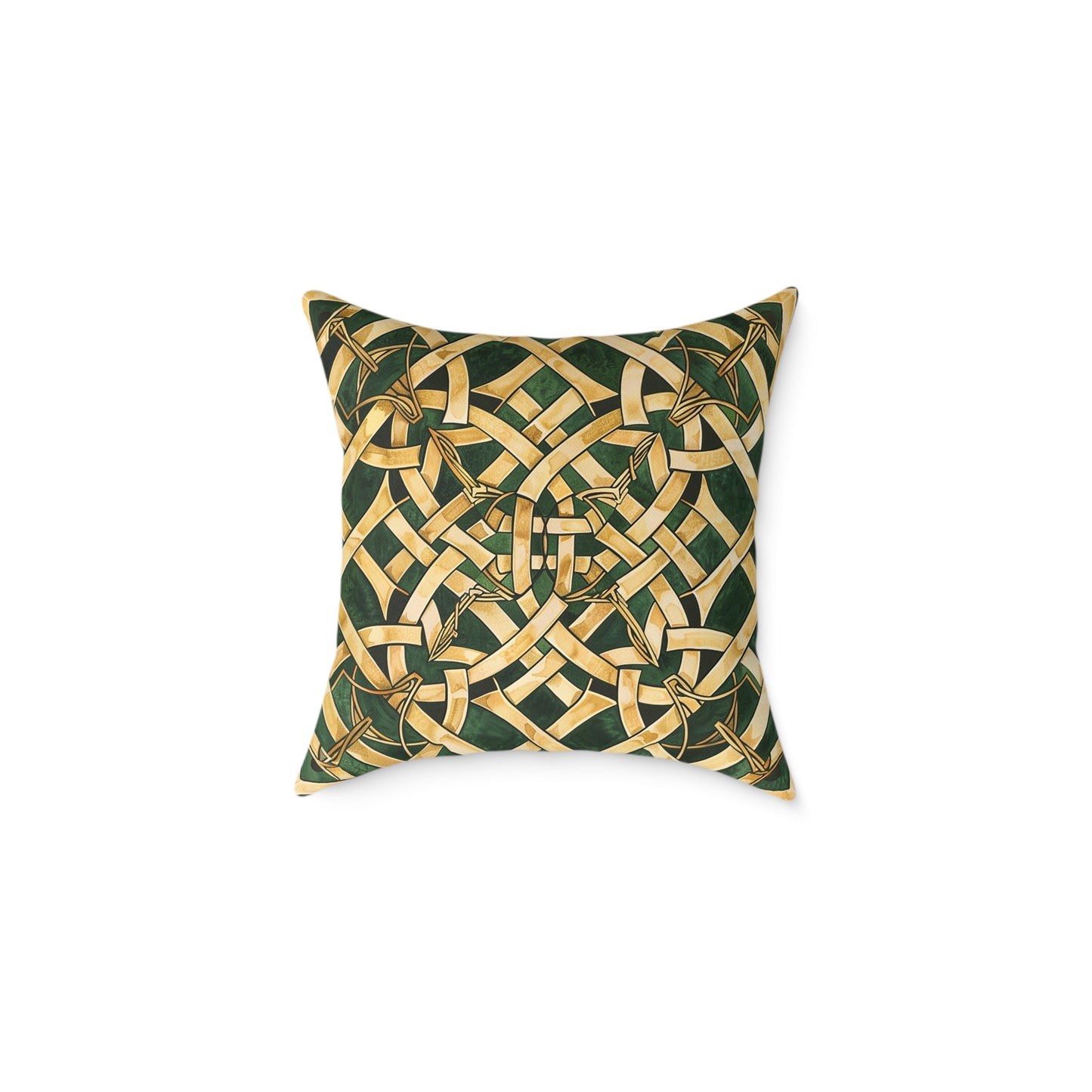 Celtic Gold Knot Pillow