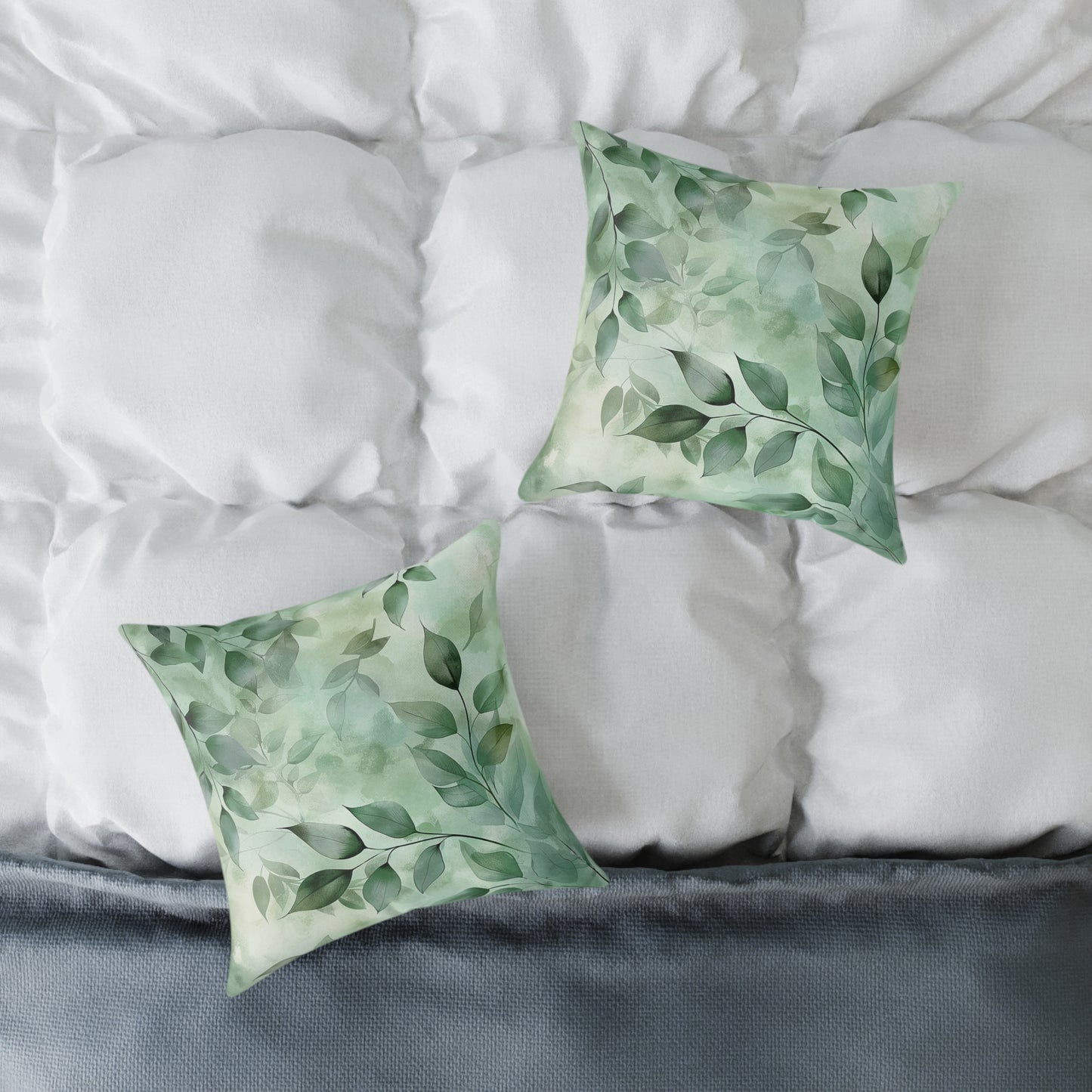 Whispers of Green Pillow