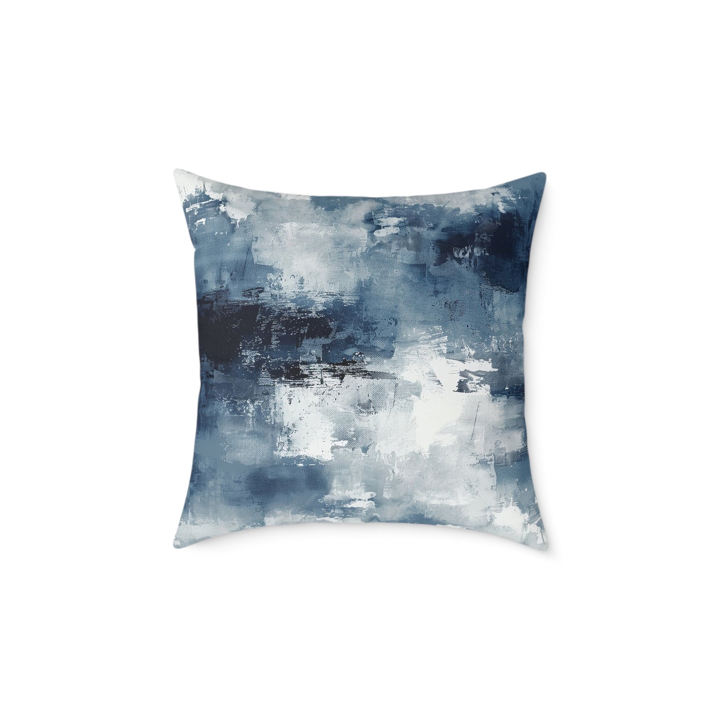 Blue Abstract Pillow