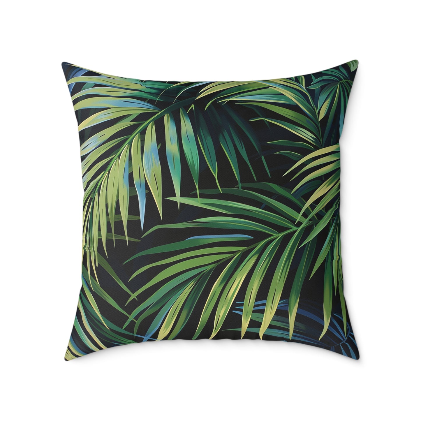 Tropical Palm Leaf Design Pillow