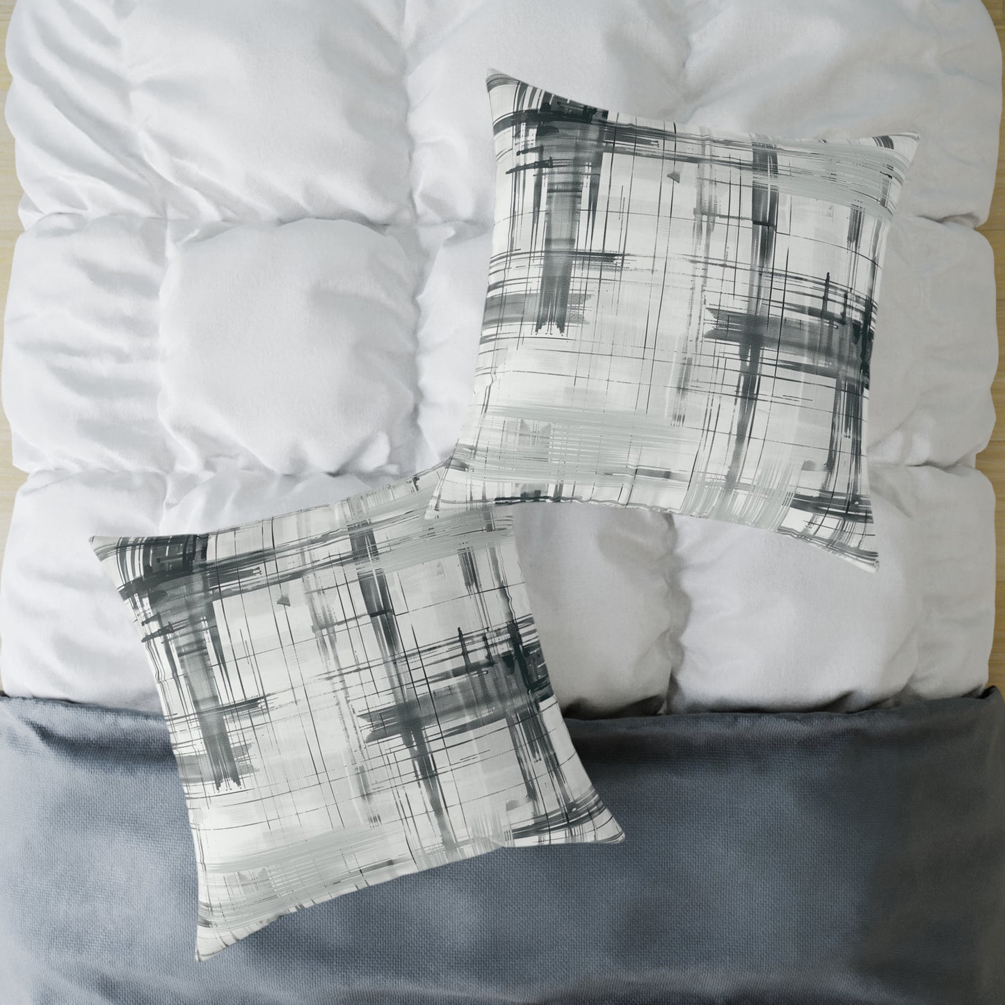 Abstract Grid Decorative Pillow