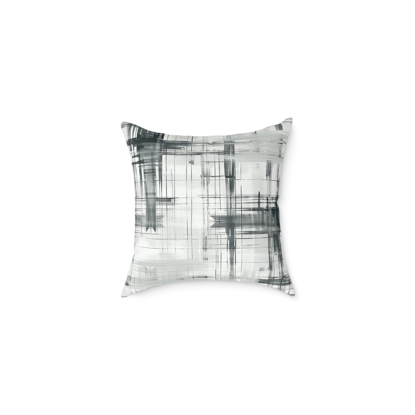 Abstract Grid Decorative Pillow